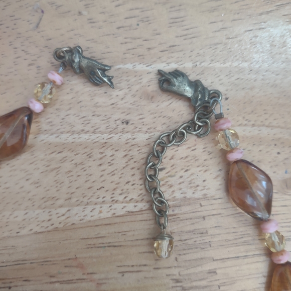 Mary Demarco whimsical fairycore retro floral necklace - Picture 6 of 8